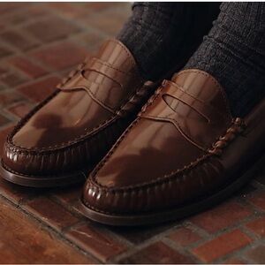 J. Crew Spazzolato Classic Penny Loafer 8